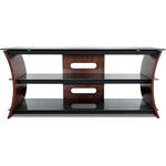 Bell'O CW356 Curved Wood A/V Cabinet (Caramel Brown Finish)