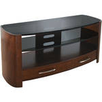 Bell'O CURVED WOOD A/V CABINET EXPRESSO FINISH