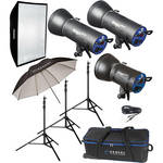 Hensel Integra 3 Light Kit 2- Mini 600 / 1- Mini 300 (110-240VAC)