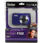 Vivitar ViviCam F332 Digital Camera (Grape)
