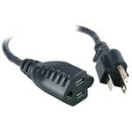Comprehensive Universal AC Power Extension Cord - 10'