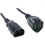 Comprehensive Universal AC Power Adapter Extension Cord - 6'