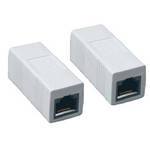 Comprehensive INLINE COUPLER/CAT 5e JACK to JACK-WHITE