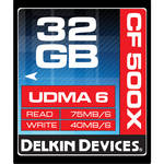 Delkin Devices 32GB CompactFlash Memory Card 500x UDMA