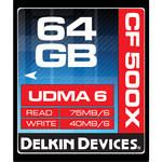 Delkin Devices 64GB CompactFlash Memory Card 500x UDMA