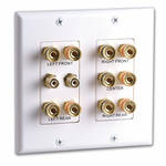 Comprehensive Home Theater 5.2 2-Gang Wall Plate