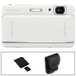 Sony Cyber-Shot DSC-TX66 Digital Camera (White) with Basic Accessory Kit