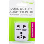 Travel Smart by Conair NWD1 Dual Outlet Adapter Plug