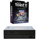 Pioneer BDR-207DBK 12x Internal Blu-ray/DVD/CD Burner With SATA Interface with Roxio Toast 11 Titanium