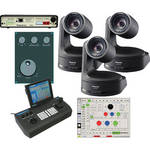 Panasonic AW-HE120K HD PTZ Camera (x3) and Control System Kit from B&H