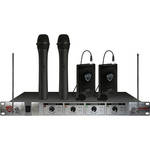 Nady 401X Quad 4-Channel VHF Wireless Microphone System