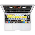 KB Covers Serato Scratch LIVE Keyboard Cover for MacBook Air 11-inch (Unibody, Black Keys) - ISO