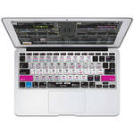 KB Covers Traktor Pro/Kontrol S4 Keyboard Cover for MacBook Air 11-inch (Unibody, Black Keys) - ISO
