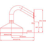 Bosch VDA-832FHD-WMT Wall Mount Bracket