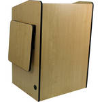 AmpliVox Sound Systems SN3235-MP Wireless Multimedia Presentation Podium (Maple)
