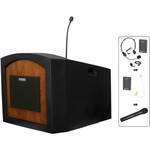 AmpliVox Sound Systems SW3240 Pinnacle Wireless Tabletop Lectern (Medium Oak)