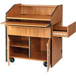 AmpliVox Sound Systems SW3430-CH Wireless Multimedia Smart Podium (Cherry)