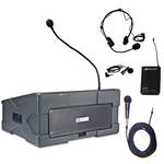 AmpliVox Sound Systems SW124-2 Wireless Roving Rostrum Podium PA