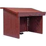AmpliVox Sound Systems W242 Travel-Lite Tabletop Lectern (Mahogany)