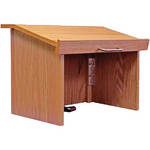 AmpliVox Sound Systems W242 Travel-Lite Tabletop Lectern (Oak)