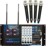 VocoPro PA-MANII 4-CH wireless PA system package
