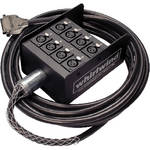 Whirlwind Studio DBB1-F-050 DB25 Male to 8 XLR Female Stage Box Cable