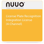NUUO License Plate Recognition Integration License (4-Channel)