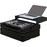 Odyssey Innovative Designs FZGSTKS4BL Traktor Kontrol S4 / American Audio VMS4 Black Label Glide Style Case (Black)