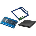 OWC / Other World Computing SuperSlim USB 2.0 9.5mm Optical Drive External Enclosure Bundle