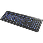 Impecca Large Font Illuminated Keyboard