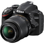 Nikon D3200 Digital SLR Camera With AF-S DX NIKKOR 18-55mm 1:3.5-5.6G VR Lens (Black)
