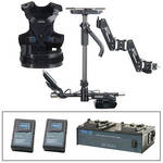Steadicam Scout Camera Stabilizer (Standard Vest), V-Lock Batteries&Charger Kit