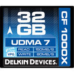 Delkin Devices 32GB CompactFlash 1000x UDMA Memory Card
