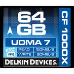 Delkin Devices 64GB CompactFlash Memory Card 1000x UDMA