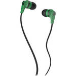 Skullcandy INK'D 2.0 Earbud Headphones (Green and Black)