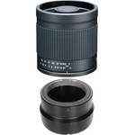 Kenko 400mm f/8.0 Mirror Lens with T-Mount SLR Camera Adapter for Sony NEX