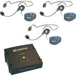 Eartec ComPAK Com-Center and Cyber Headset System (3 Piece)