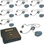 Eartec ComPAK Com-Center and Cyber Headset System (8 Piece)