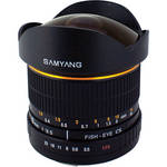 Samyang 8mm Ultra Wide Angle f/3.5 Fisheye Lens for Canon Mount