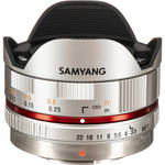 Samyang 7.5mm f/3.5 UMC Fisheye MFT Lens - Silver