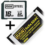 Hoodman RAW STEEL 16GB SHDC UHS-1 ADAP KIT
