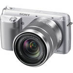 Sony Alpha NEX-F3 Mirrorless Digital Camera with 18-55mm Lens (Silver)