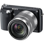 Sony Alpha NEX-F3 Mirrorless Digital Camera with 18-55mm Lens (Black)