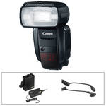 Canon 600EX-RT Flash with Mini LiteTrek (LT) Battery Pack & CZ Cable Kit