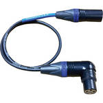 Cable Techniques XLR/3/F R/A-XLR/3/M BAG RCVR CBL/18"BL