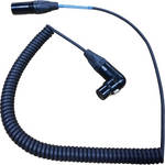 Cable Techniques XLR3F R/A - XLR3M COIL BOOM CBL/12"-6'