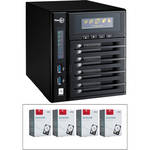 Thecus N4800 Nas Server & 16TB (4x4TB) Hitachi Deskstar 3.5" HDD B&H Kit