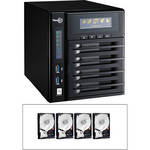 Thecus N4800 Nas Server & 8TB (4x2TB) Hitachi Deskstar 3.5" HDD B&H Kit