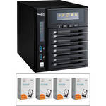 Thecus N4800 Nas Server & 12TB (4x3TB) Hitachi Deskstar 3.5" HDD B&H Kit