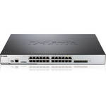 D-Link Unified Wireless Gigabit 24 Port PoE L2+ Switch with 12 AP License